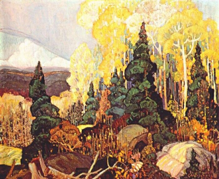 carmichael autumn hillside 1920. 