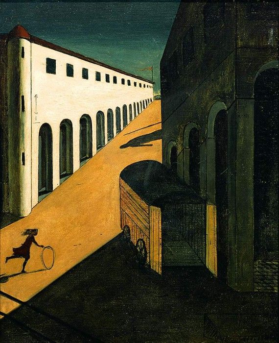 De Chirico En gatas mysterium och melankoli, 1914, 85x69 cm,. ,  