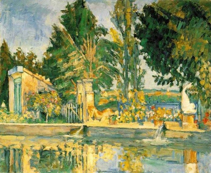 CEZANNE - JAS DE BUFFAN, THE POOL 1876 THE HERMITAGE, ST. (1). , 