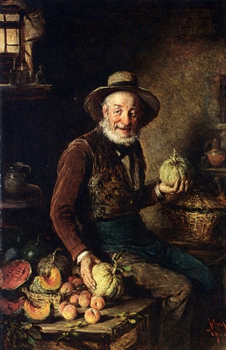 Kern Hermann The Pumpkin Seller. , 