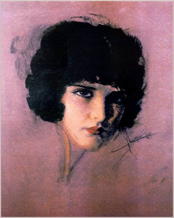 Cos 046 Rolf Armstrong Portrait of Evelyn Brent. , 