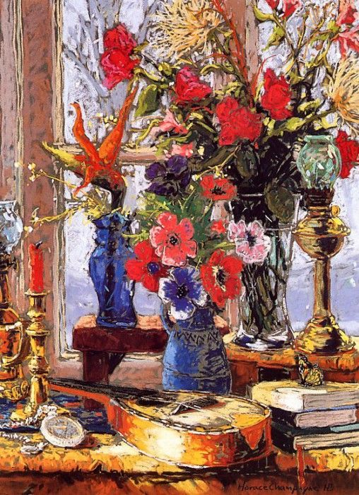 Horace Champagne - Bouquet de Fleurs en Hiver, De. , 