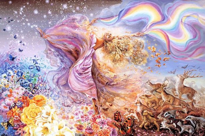 kb Wall Josephine Rainbow Girl2. , 