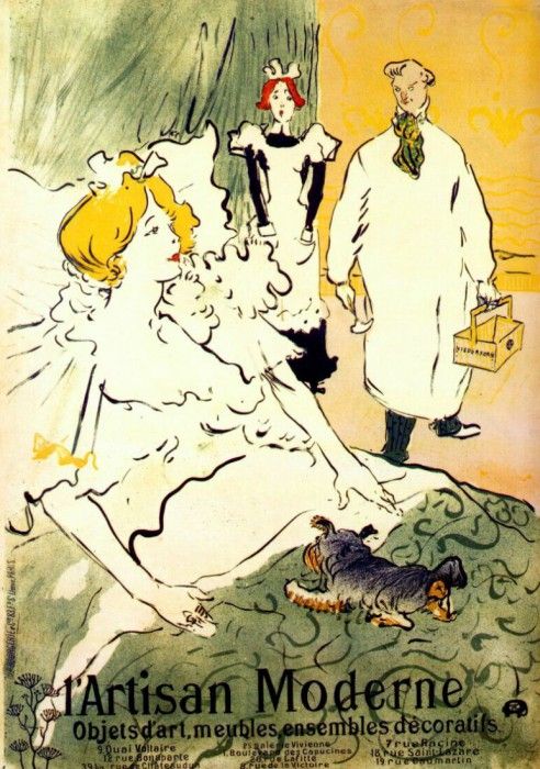 lautrec lartisan moderne (poster) 1894. -,  