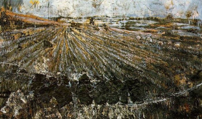 Kiefer Nigredo, 1984 (290 Kb)  Oil, acrylic, emulsion, shell. , 