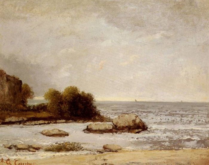 Courbet Gustave Marine De Saint Aubin. , 