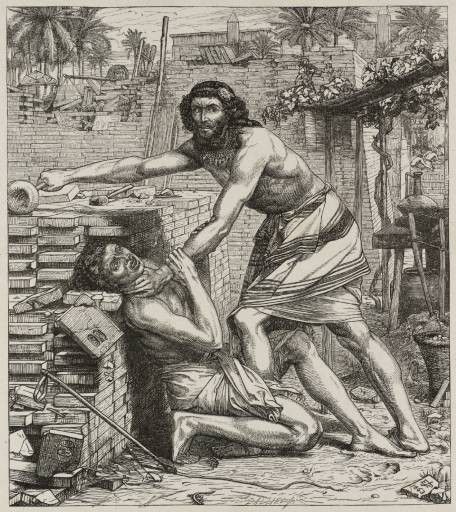 Moses Slaying the Egyptians. ,  