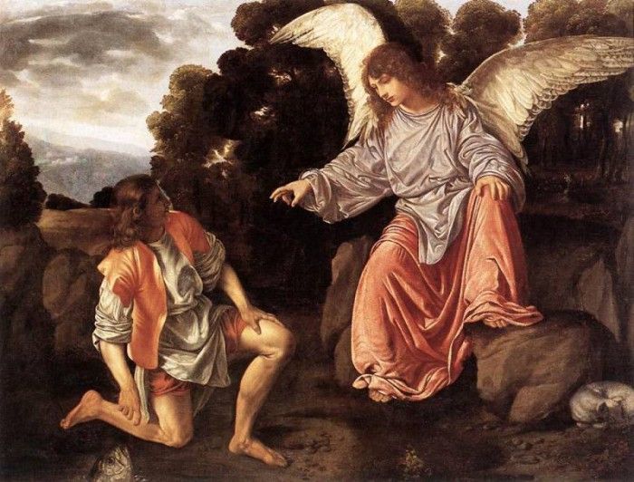 SAVOLDO Giovanni Girolamo Tobias And The Angel. ,  