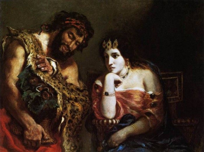 DELACROIX Eugene Cleopatra and the Peasant. , 