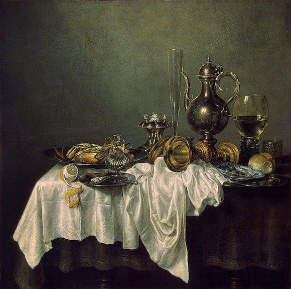 Heda, Willem Claesz Breakfast with a lobster, 1648, Eremitag. ,  