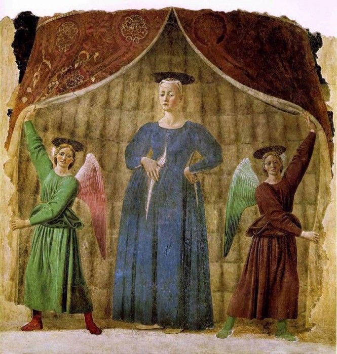 PIERO della FRANCESCA Madonna Del Parto. ,  