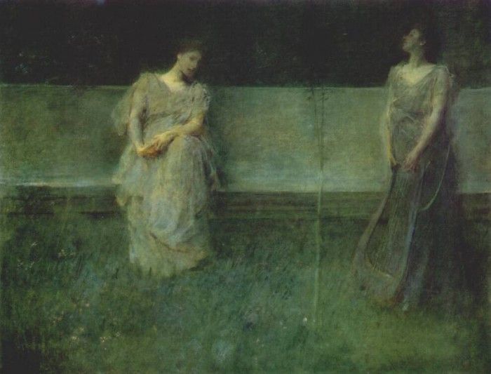 dewing the song 1891. Dewing,  