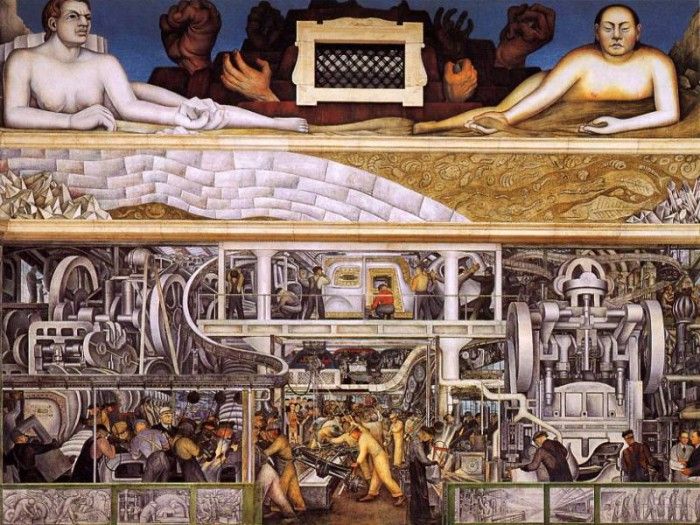 Rivera, Diego - Detroit Industry 1932-3 (end. , 