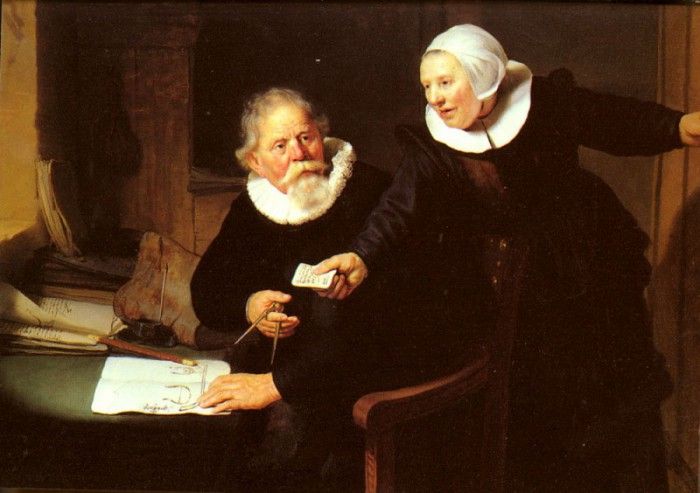 1633 The Shipbuilder and his Wife.    