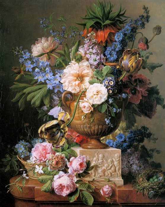 Spaendonck van Gerard Still life with flowers Sun . Spaendonck, 