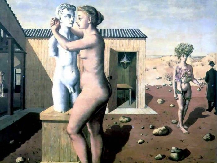 erotic art csg043 pygmalion-paul delvaux. , 