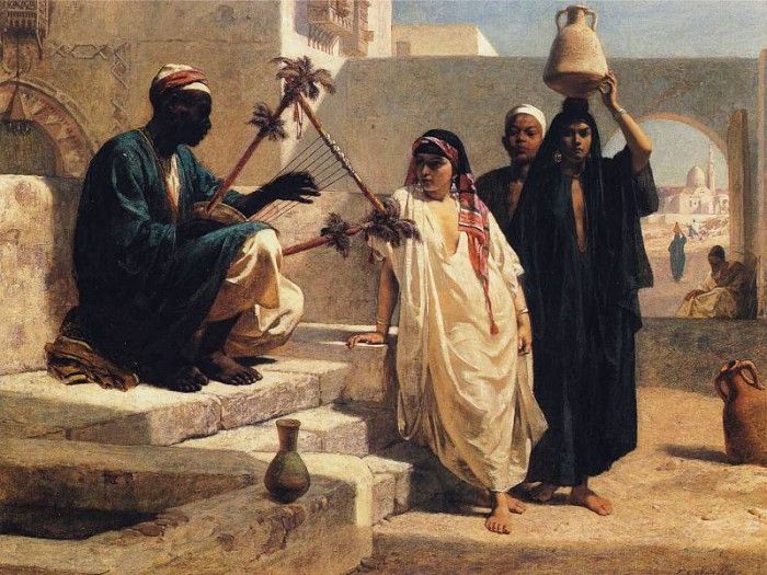 Frederick Goodall   The Song of the Nubian Slave. , 