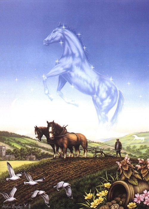 al Bradbury005 The Plough Horse s Dream. , 