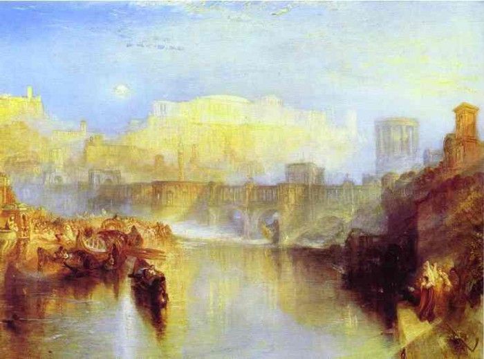 William Turner - Ancient Rome  Agrippina Landing with the Ashes of Germanicus. ������