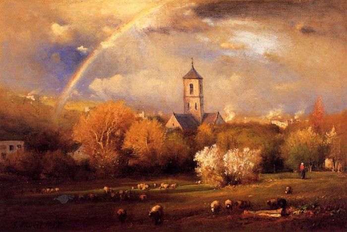 Inness George Etretat Normandy. ������, ������