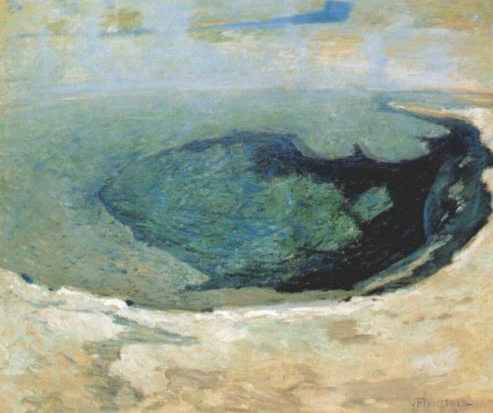 twachtman emerald pool (yellowstone) ii c1895. Twachtmann,  