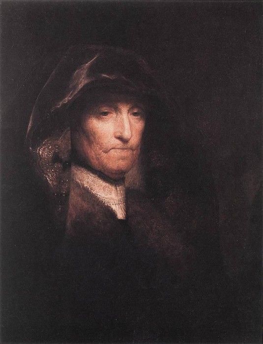 Rembrandt - Portrait of the Artists Mother.    