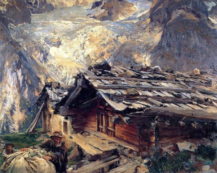 Sargent John Singer Brenva Glacier. ,  