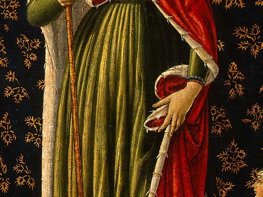 Gozzoli Saint Ursula with Angels and Donor, 1455, 47x28.6 (4. , 