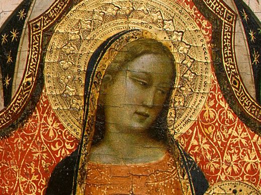 Daddi Madonna and Child with Saints and Angels, 1330s, Det(4. , 