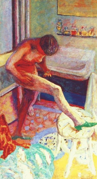 bonnard nude with green slipper 1927.  