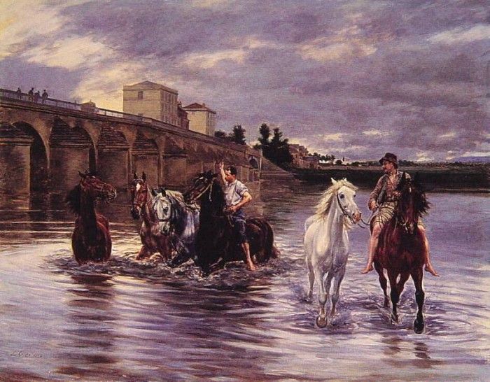 Crossing the River. ,  