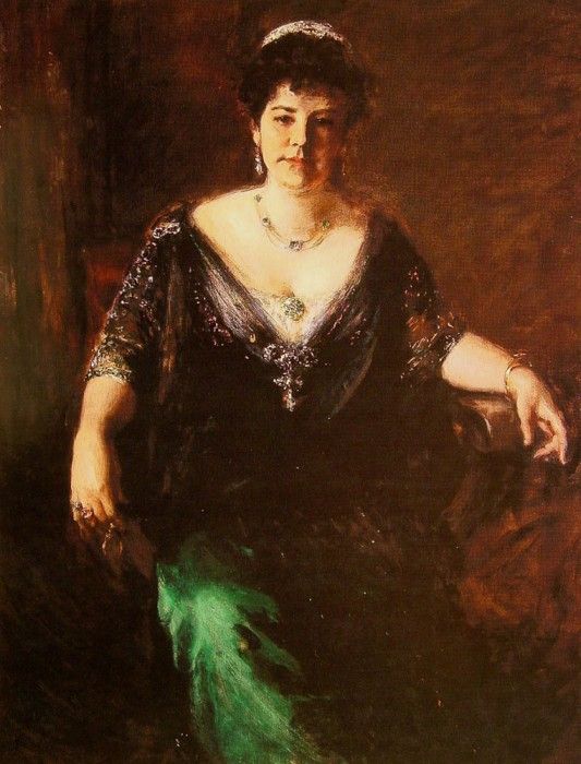 Portrait of Mrs William Merritt Chase. ,  