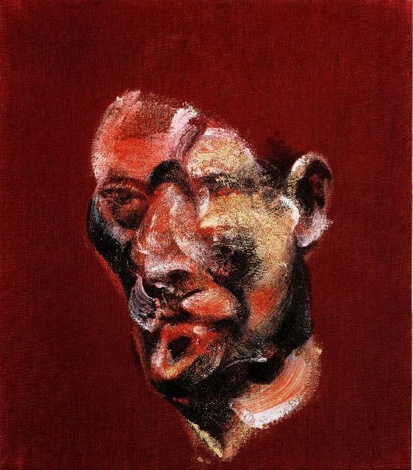 Bacon Three Studies for a Portrait of Lucian Freud, right 19. , 