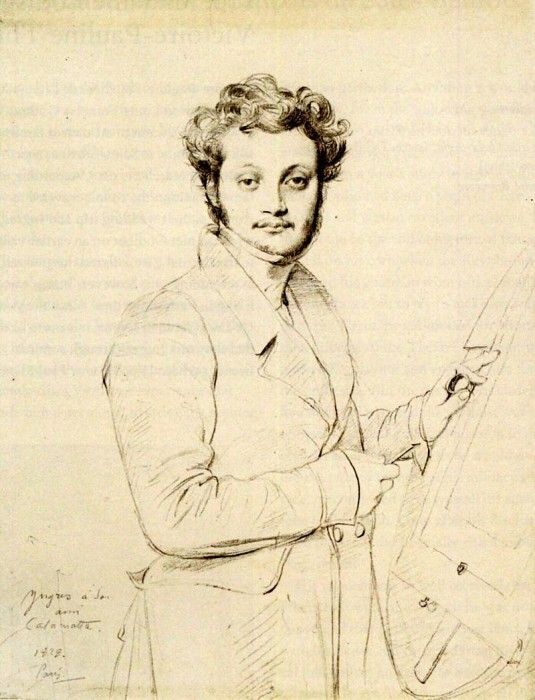 Ingres Luigi Calamatta. ,   