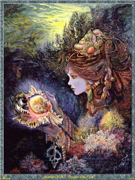 Josephine Wall - Daughter Of The Deep (Abraxsis). , 