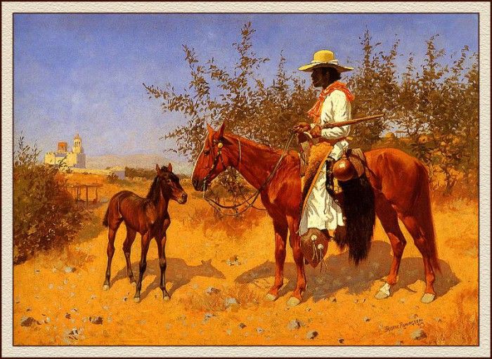 bs-aaw-FrederickRemington-TheSentinel. Remington, 