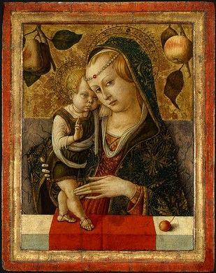 Crivelli Madonna and Child, before 1490, Ng Washington.  