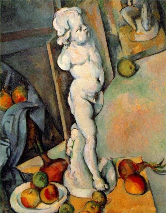 CeZANNE STILL LIFE WITH PLASTER CUPID,1895, COURTAULD INSTIT. , 