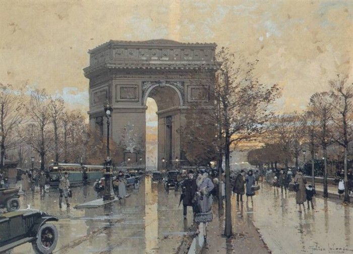 The Arc de Triomphe Paris. ,  Laloue