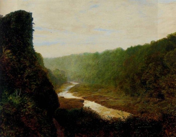 Landscape-with-a-winding-river.   