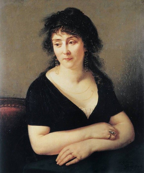 Gros Jean Antoine Portrait of Madame Bruyere. , -