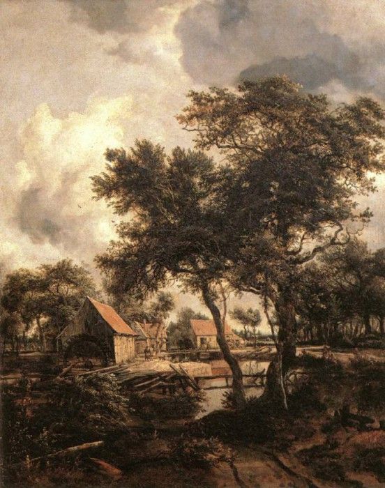 Hobbema Meyndert The Water Mill 1660s. , Meindert