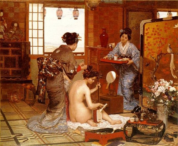 The Japanese Toilette 1873. ,   Firmin