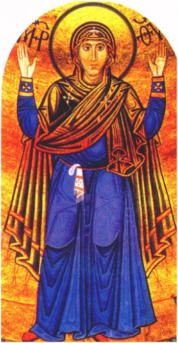 virgin-oranta apse-mosaic-st-sophias-kiev 11th-c. -