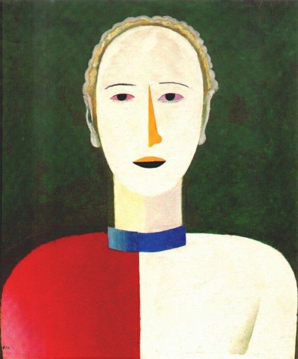 malevich female portrait 1928-32. , 