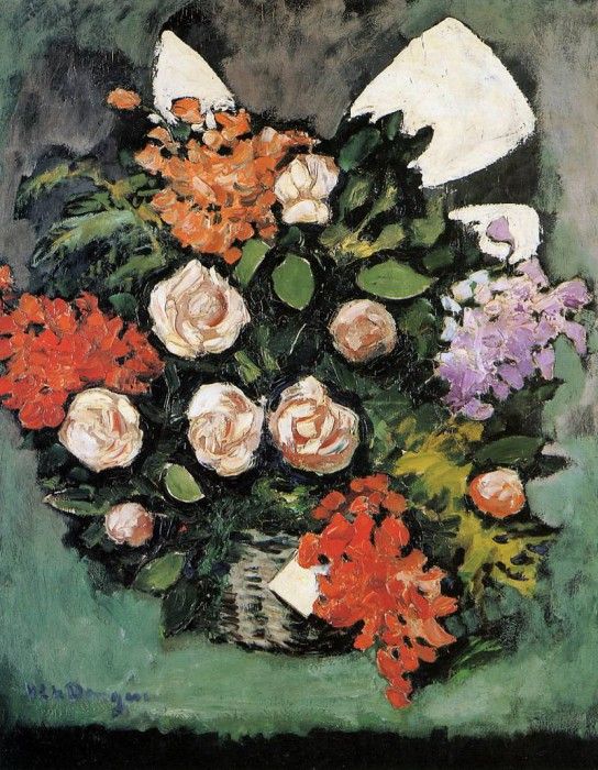 Dongen van Kees Still life with flowers Sun. , HR 