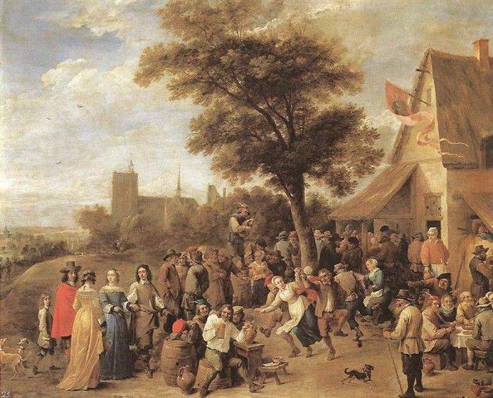 TENIERS David the Younger Peasants Merry making. ,  