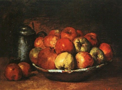 Courbet Still Life with Apples and Pomegranates, The Nationa. , 