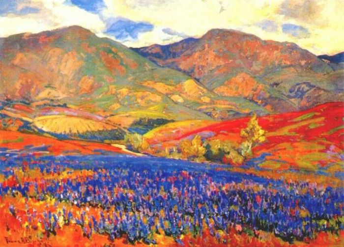 bischoff spring flowers, san fernando valley c1925. , 