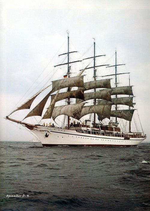 dk tall ships sea cloud lyr 1932. 